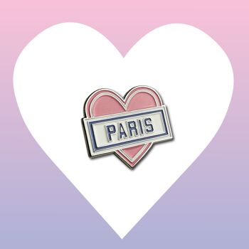 Pin's émaillé Cœur Paris 1