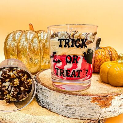 Candela gourmet per popcorn - Dolcetto o scherzetto di Halloween