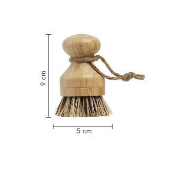 Brosse à coupe en bois avec têtes de rechange, lot de 3 3