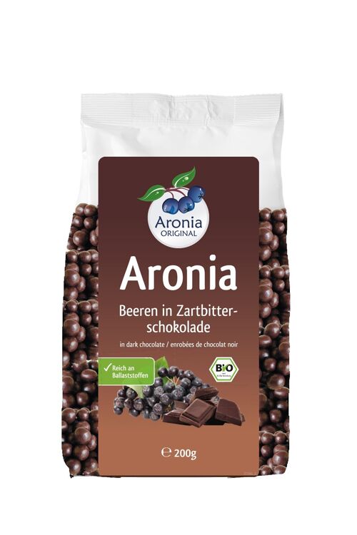 Bio Aroniabeeren in Zartbitterschokolade 200g