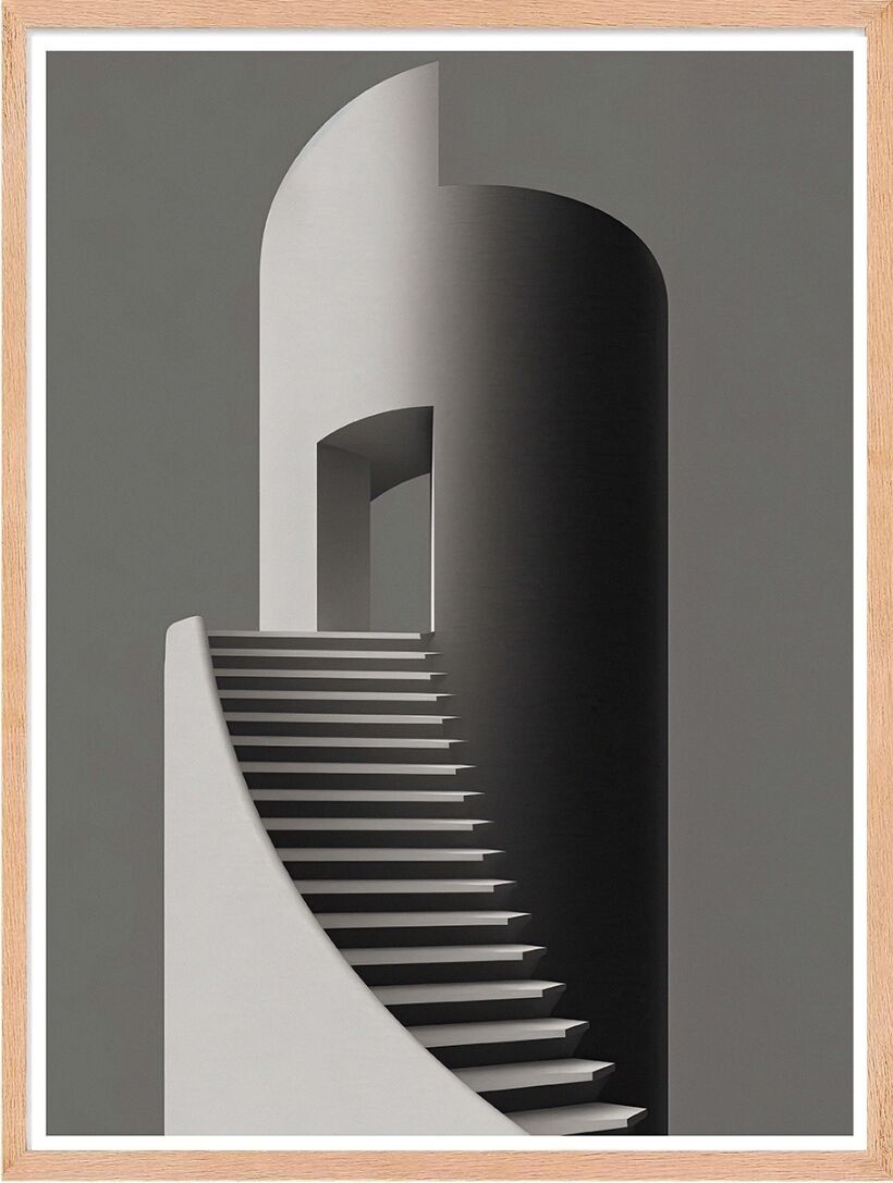 Poster - Calm Brut 10 (30x40 cm) - Hartman AI