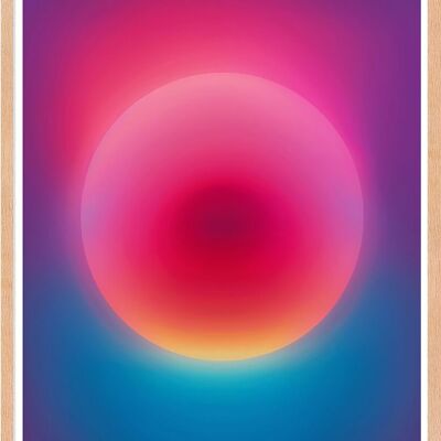 Poster – Chroma Impulse 04 (30 x 40 cm) – Hartman AI