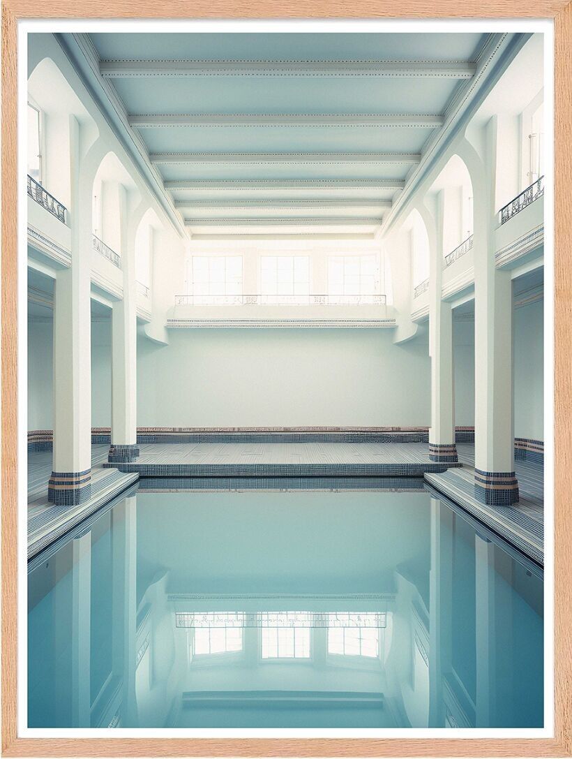 Poster - Piscine vintage 03 (30x40 cm) - Hartman AI