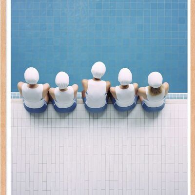 Poster - Vintage Pools 04 (30x40 cm) - Hartman AI