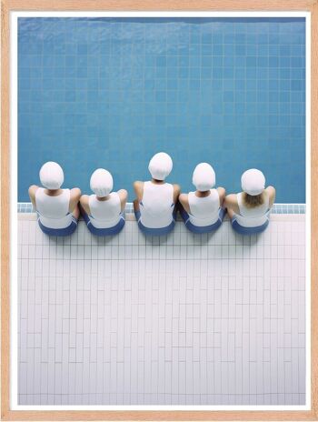 Affiche - Vintage Pools 04 (30x40 cm) - Hartman AI 1