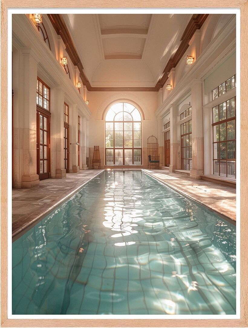 Poster - Piscine vintage 06 (30x40 cm) - Hartman AI