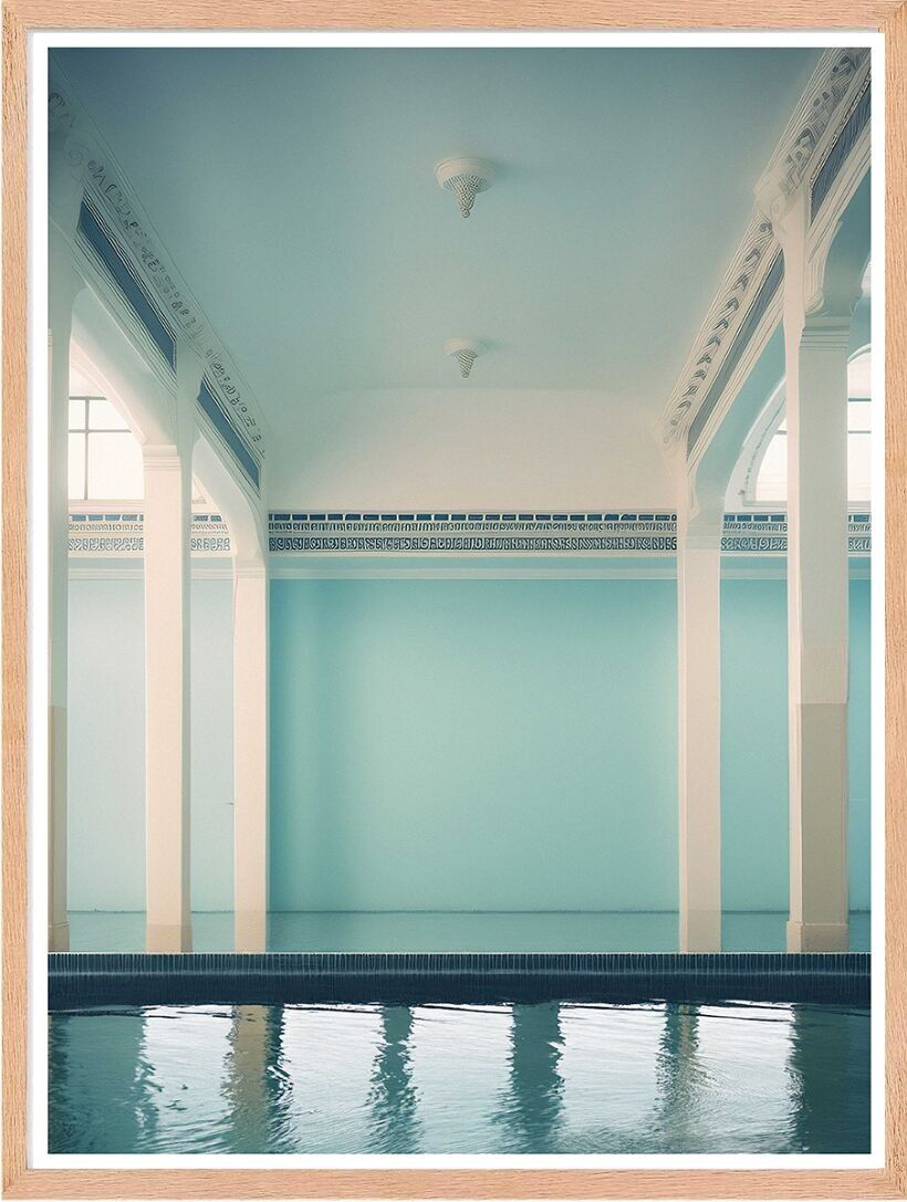 Affiche - Vintage Pools 07 (30x40 cm) - Hartman AI