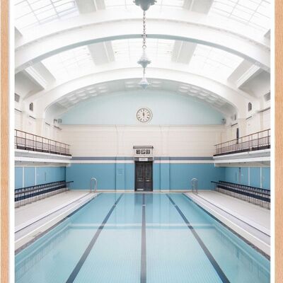 Poster - Piscine vintage 08 (30x40 cm) - Hartman AI