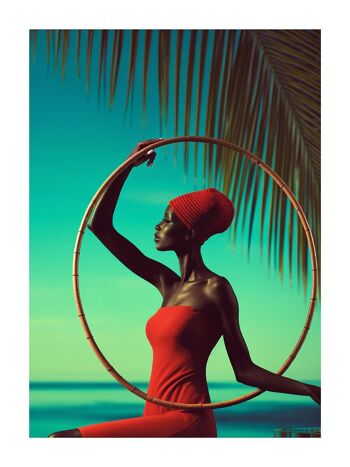 Affiche - Ebony Grace 04 (30x40 cm) - Hartman AI 2
