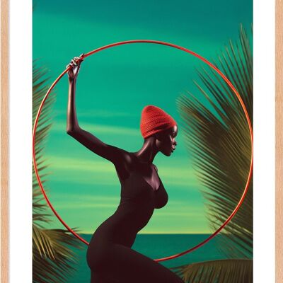 Poster - Ebony Grace 07 (30x40 cm) - Hartman AI