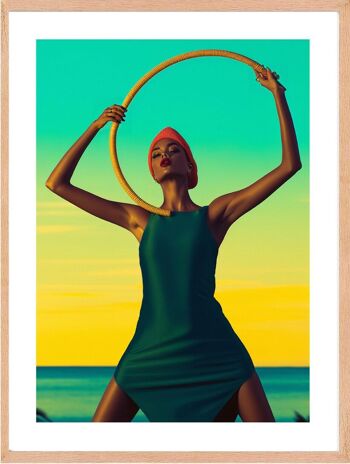 Affiche - Ebony Grace 09 (30x40 cm) - Hartman AI 1
