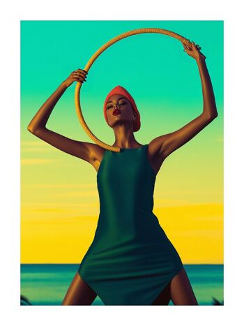 Affiche - Ebony Grace 09 (30x40 cm) - Hartman AI 2