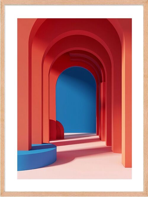 Affiche - Pinky Perspectives 13 (30x40 cm) - Hartman AI