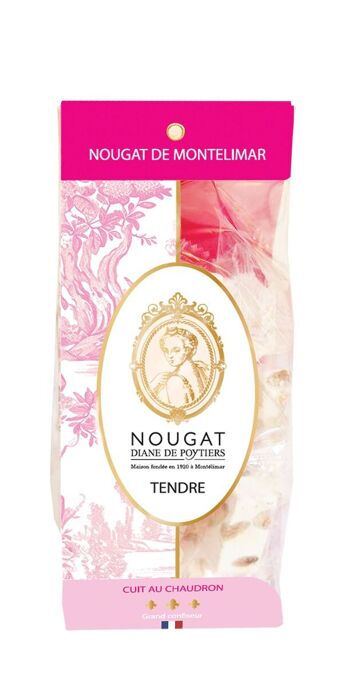 Nougat de Montélimar tendre Sachet Château 175g 1