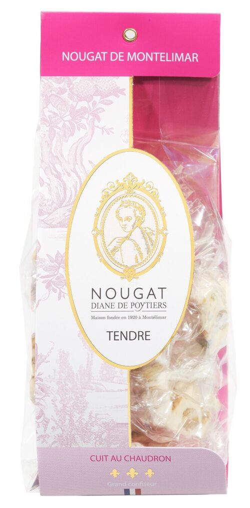 Nougat de Montélimar tendre Sachet Château 175g