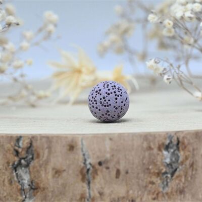 POROUS AROMATHERAPY LAVA BEAD - PURPLE *DESTOCK*