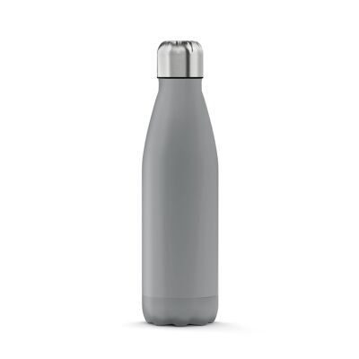 DIE STAHLFLASCHE 750ML GRAU