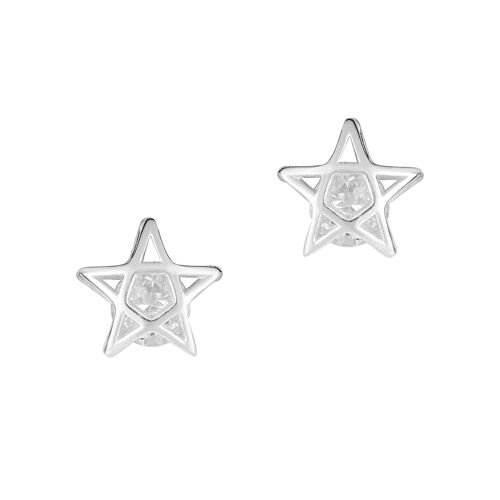Crystal Star Studs