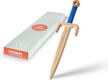 Couteau jouet WOODSY ® Sai Daggers | Bois de hêtre véritable | Épée en bois pour enfants, couteau en bois, jouet pour enfants 1