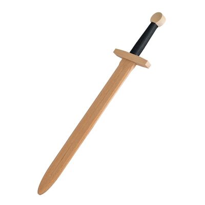 Espada de doble filo (57 cm) con guarda recta.