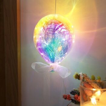 Ballon lumineux à LED irisé