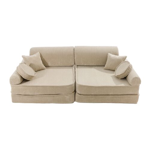 Aesthetic Play Sofa for Kids, Premium Corduroy