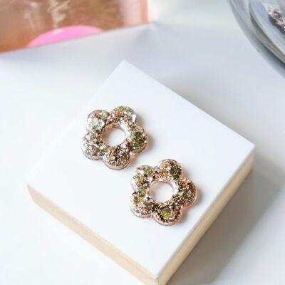 Isabelle L Champagne earrings
