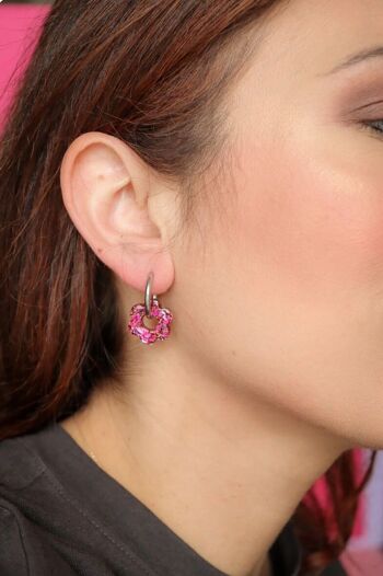 Boucles d'oreilles Isabelle Pinky 5