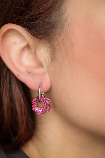 Boucles d'oreilles Isabelle Pinky 7