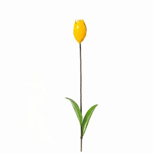 METAL YELLOW TULIP