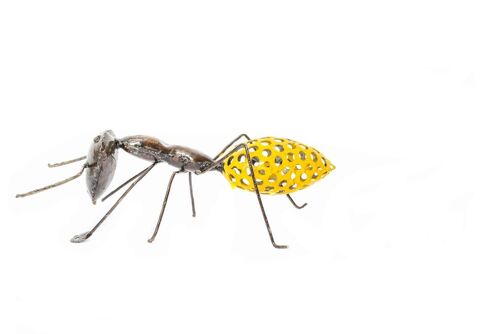 METAL MESH LARGE YELLOW ANT