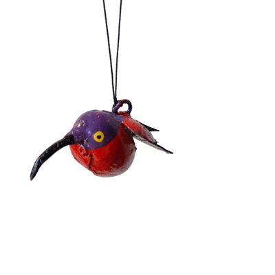 METAL BABY RED SUNBIRD HANGING