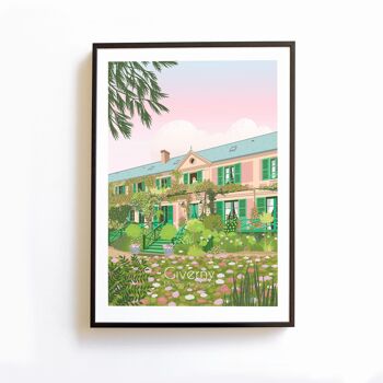 Affiche Giverny, maison de Monet 3 tailles 2