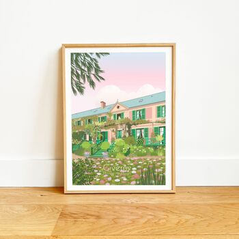 Affiche Giverny, maison de Monet 3 tailles 3