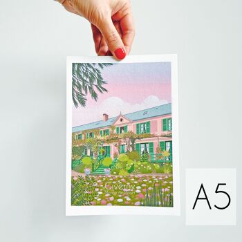 Affiche Giverny, maison de Monet 3 tailles 4
