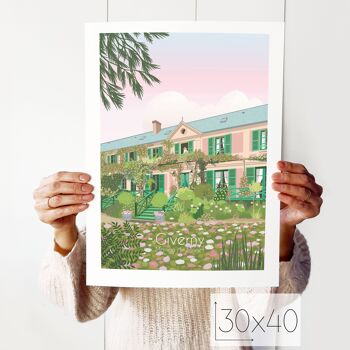 Affiche Giverny, maison de Monet 3 tailles 6