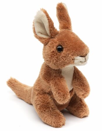 Peluche kangourou, debout - 15 cm (hauteur) - Mots clés : Animal sauvage exotique, Australie, peluche, peluche, peluche, doudou 2