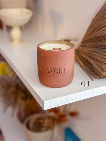 Bougie « Amour » Bois de Oud 3