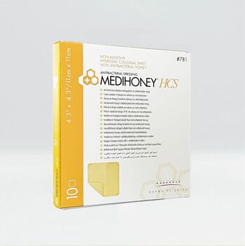 MEDIHONEY HCS pansement hydrogel non adhésif 11 cm