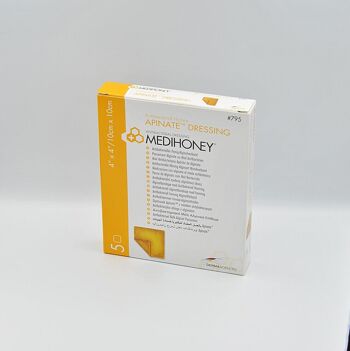 MEDIHONEY Pansement apinate alginate 10x10 cm