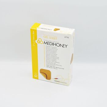 MEDIHONEY Pansement gel antibactérien 5x5 cm 1