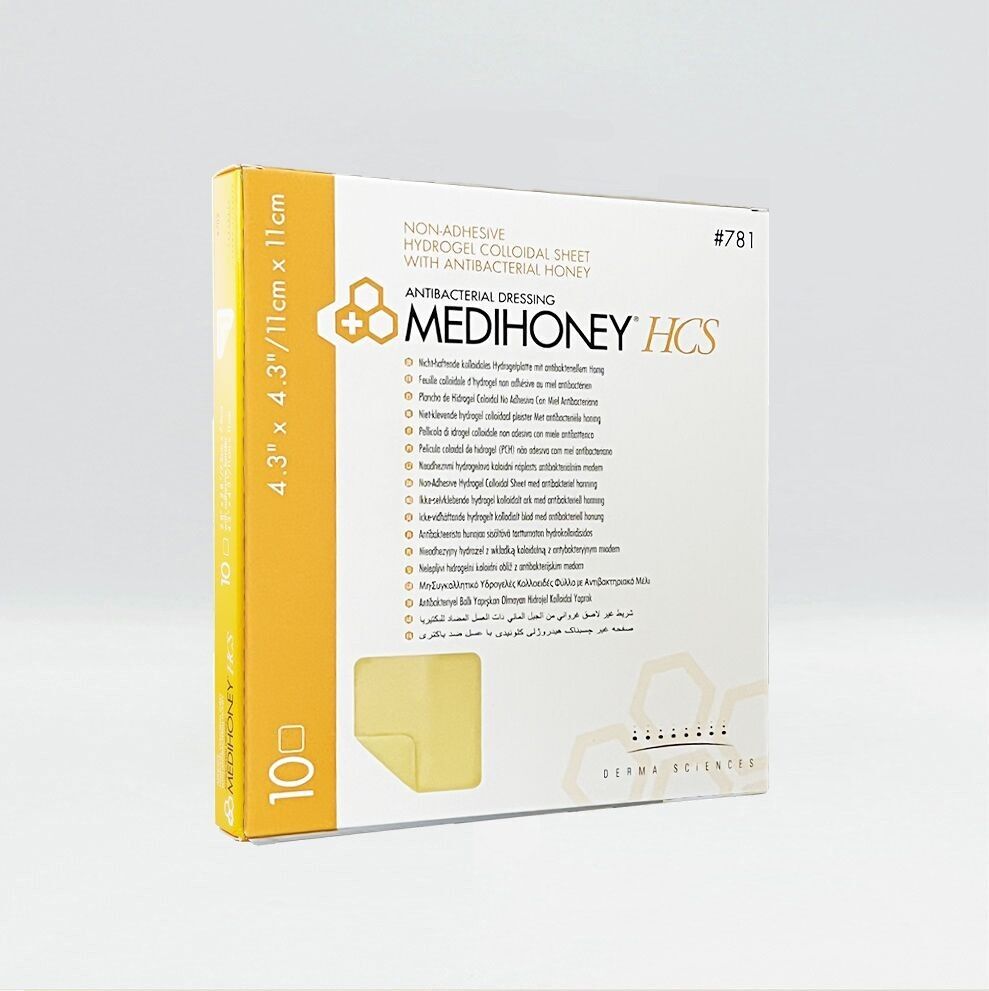 MEDIHONEY HCS apósito adhesivo de hidrogel 11,5 cm
