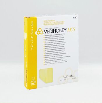 MEDIHONEY HCS pansement hydrogel non adhésif 6 cm