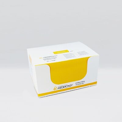 MEDIHONEY Gel antibacteriano para heridas 20x10g botiquín de primeros auxilios