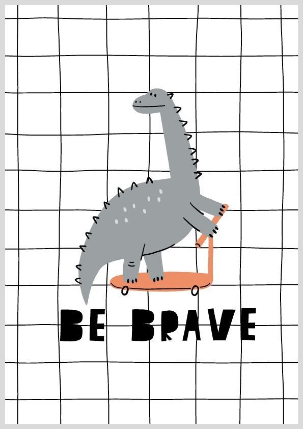 Poster Dino passo A4