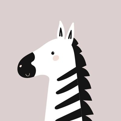 Poster Zebra A4