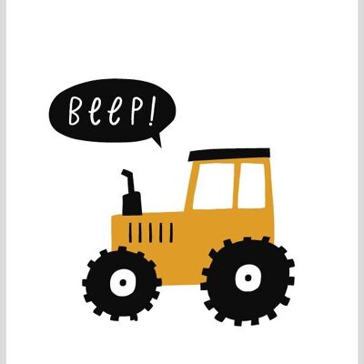 Affiche tracteur