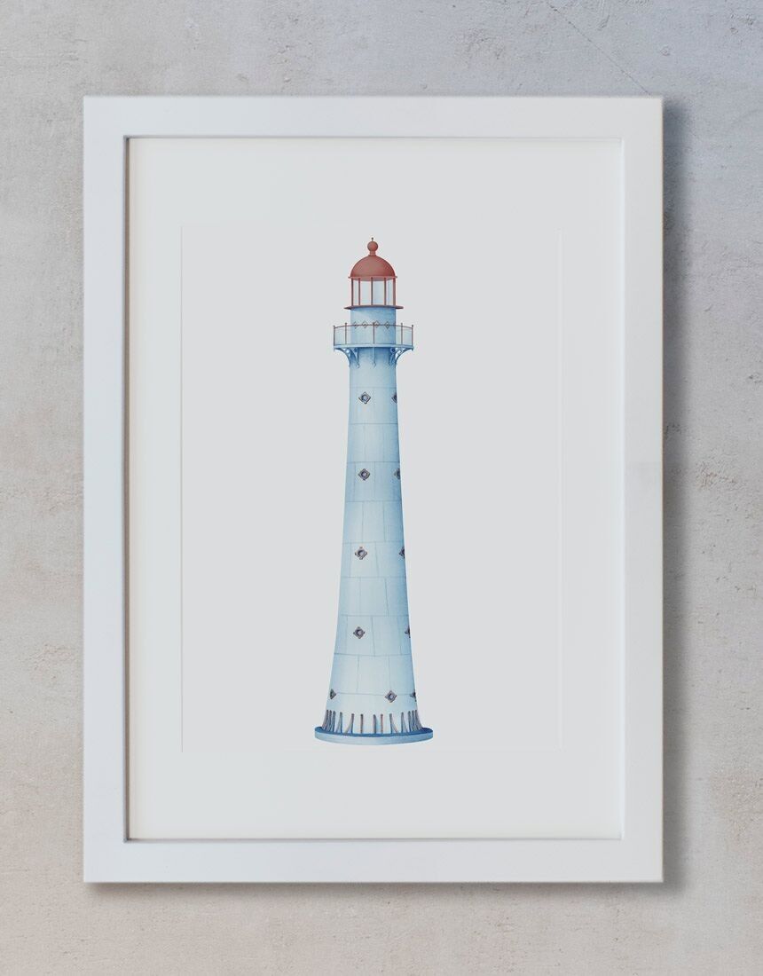 Acuarela Botánica A3 - Faro