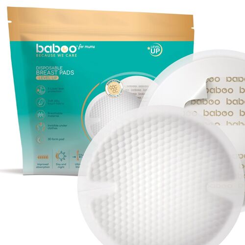 Baboo disposable nursing breast pads, 120 pcs