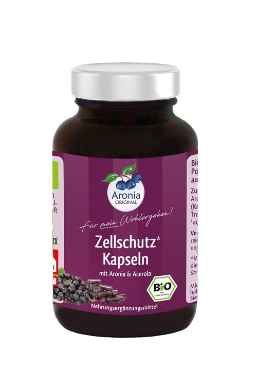 Bio Zellschutzkapseln mit Aronia und Acerola